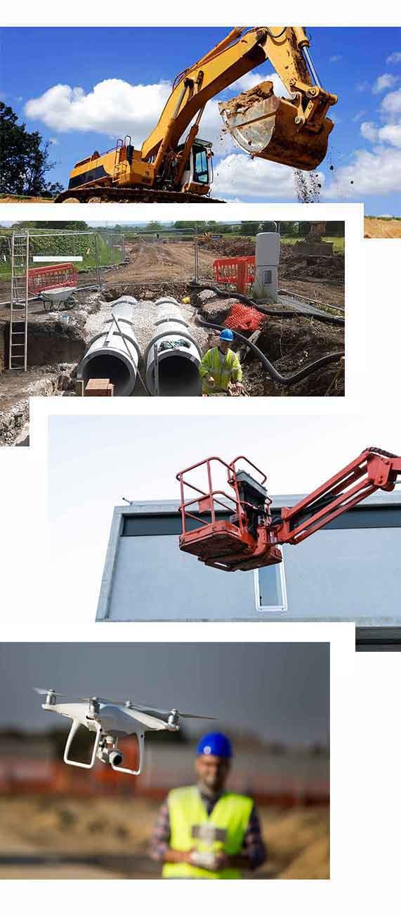 SOS Group Services operative at work on underground utility infrastructure